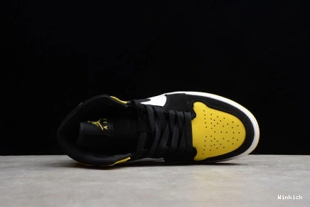 1 852542 071 YELLOW JORDAN BLACK TOE AIR WHITE 1202